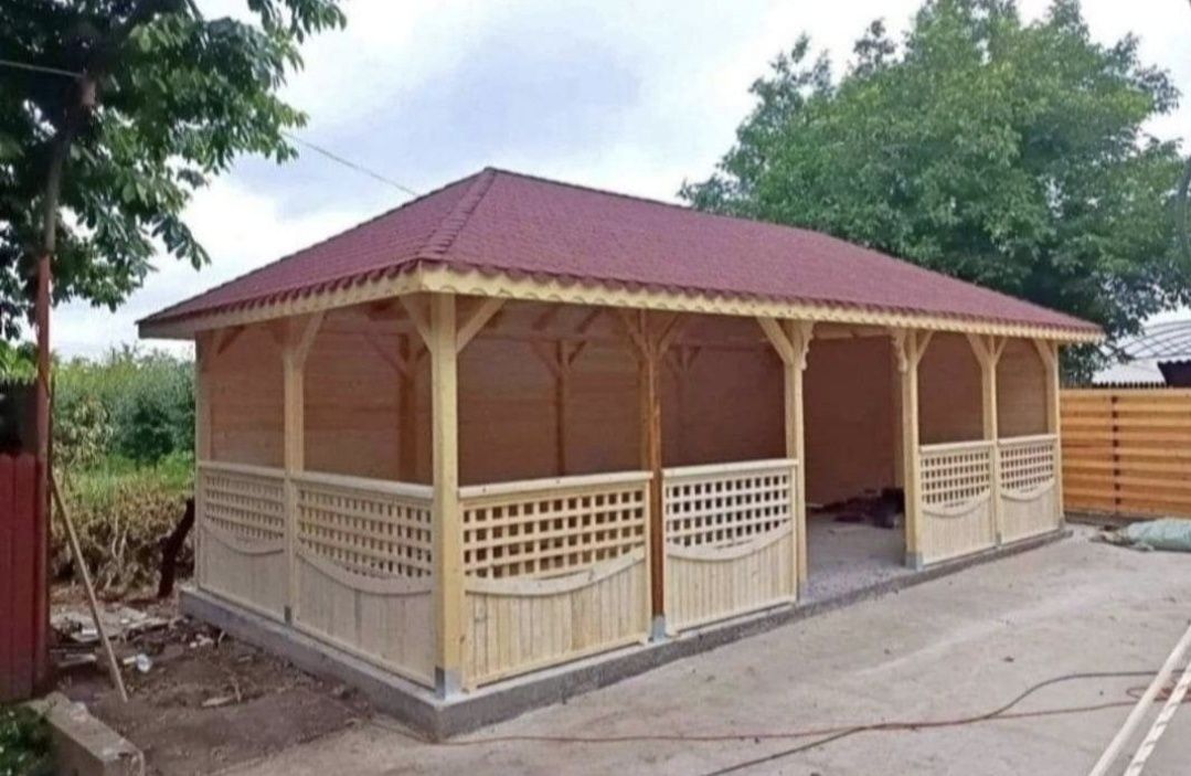 Construim foișoare de grădină sau de curte și terase