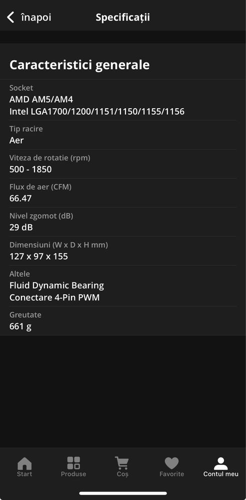 Cooler Procesor DeepCool AK400 pentru Intel/AMD