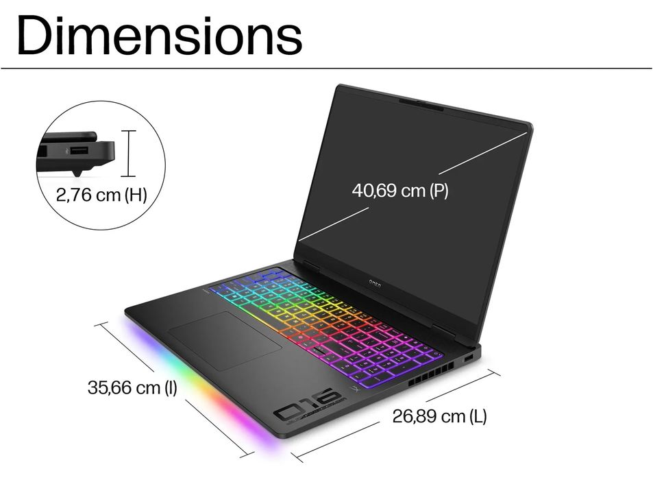 HP Gaming OMEN  16 NVIDIA GeForce RTX™ 5060(Nou Sigilat)