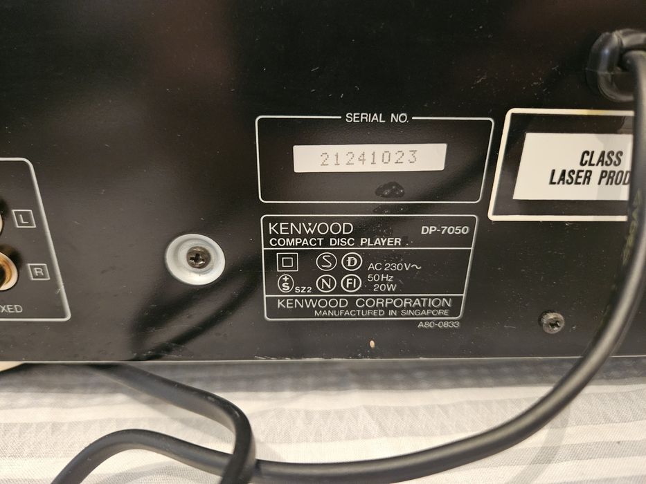 sansui cd x 317 cd player  yamaha rx v 381 5.1 . kenwood dp 7050 cd