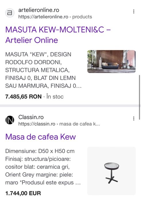 Vand Molteni Mobilier Designer Masa de cafea Kew