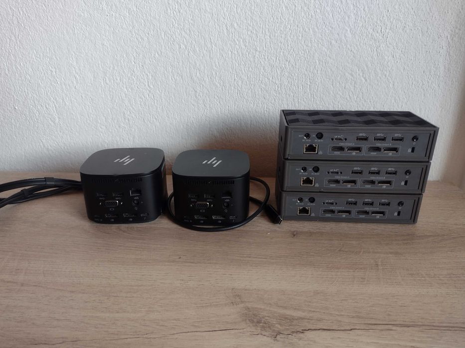 ЛОТ 3 x Targus Docking Station 100w и 2 х HP Docking station