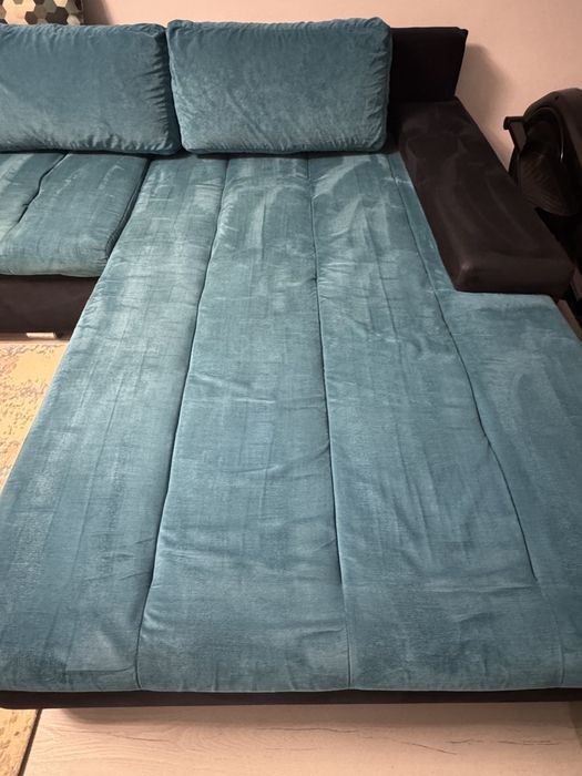 Coltar Toscania STAER, Turcoaz cu negru,  reversibil