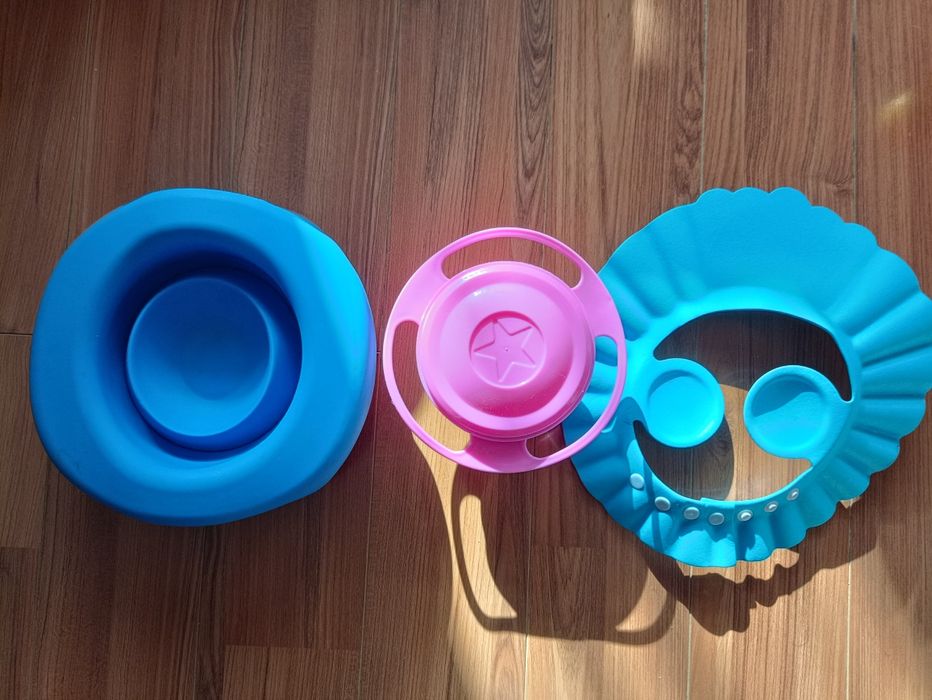 Olita portabila + bol antivarsare + protectie cap la baie