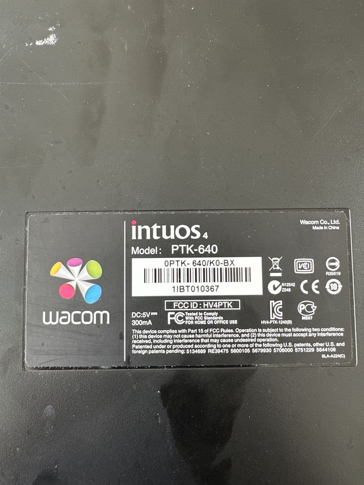 Wacom PTK-640 Intuos 4 tableta grafica