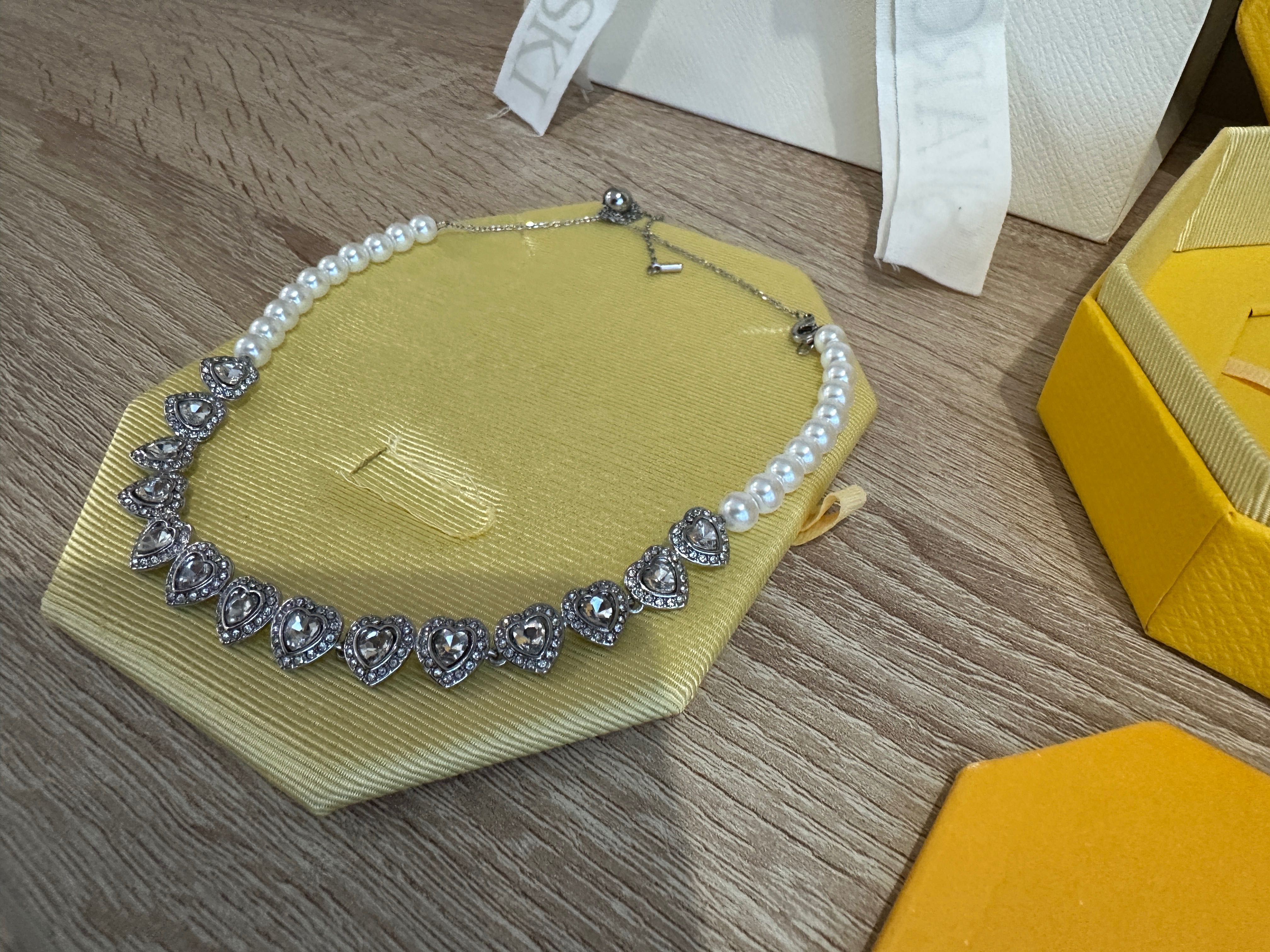 Colier Swarovski Ariana Grande Angelic tennis perle