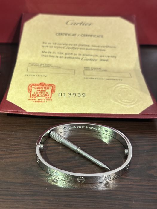 Bratara Cartier 18K WHITE GOLD