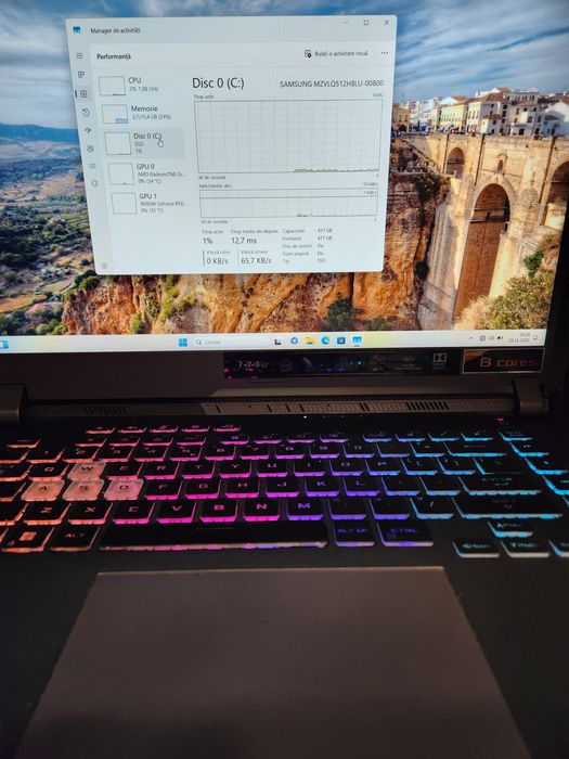 Hope Amanet P11-Asus Rog Strix G513 Ryzen 7-4800H/16Gb Ram/512Gb/3050