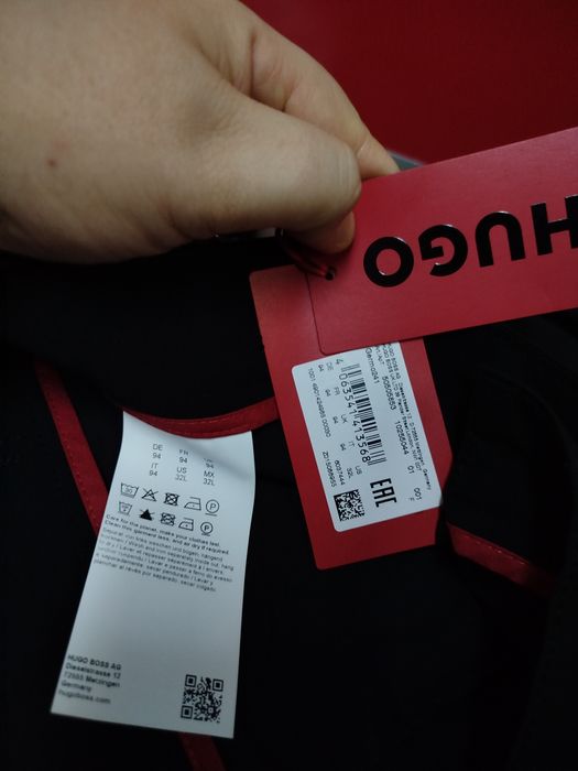 Оригинален карго панталон Hugo Boss Germo M , L нов мъжки черен