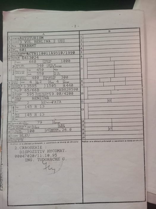 Trabant 601 vechi de vânzare