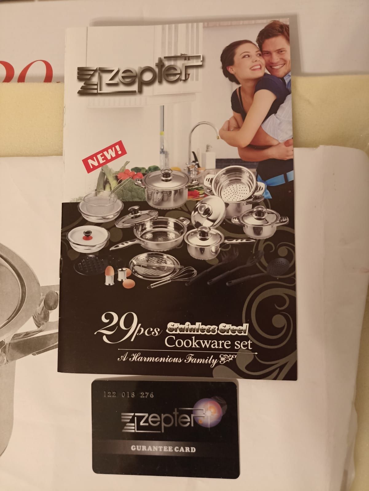 Набор посуды от Zepter, 29 предметов, новый.