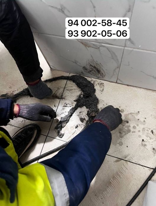 Kanalizatsiyaga tozalash xizmati 24/7