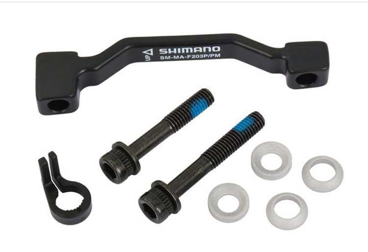 Adaptor Shimano Postmount SM-MA-F203P/PM de la 180 la 203mm