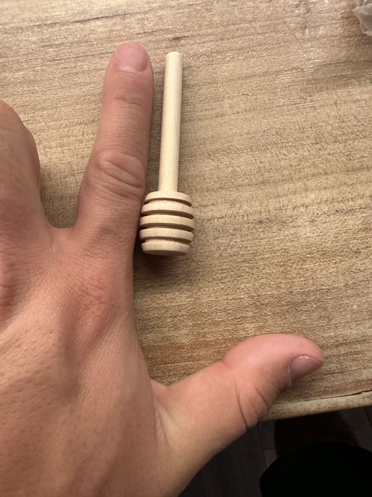 Дървена бъркашка / лъжичка за мед