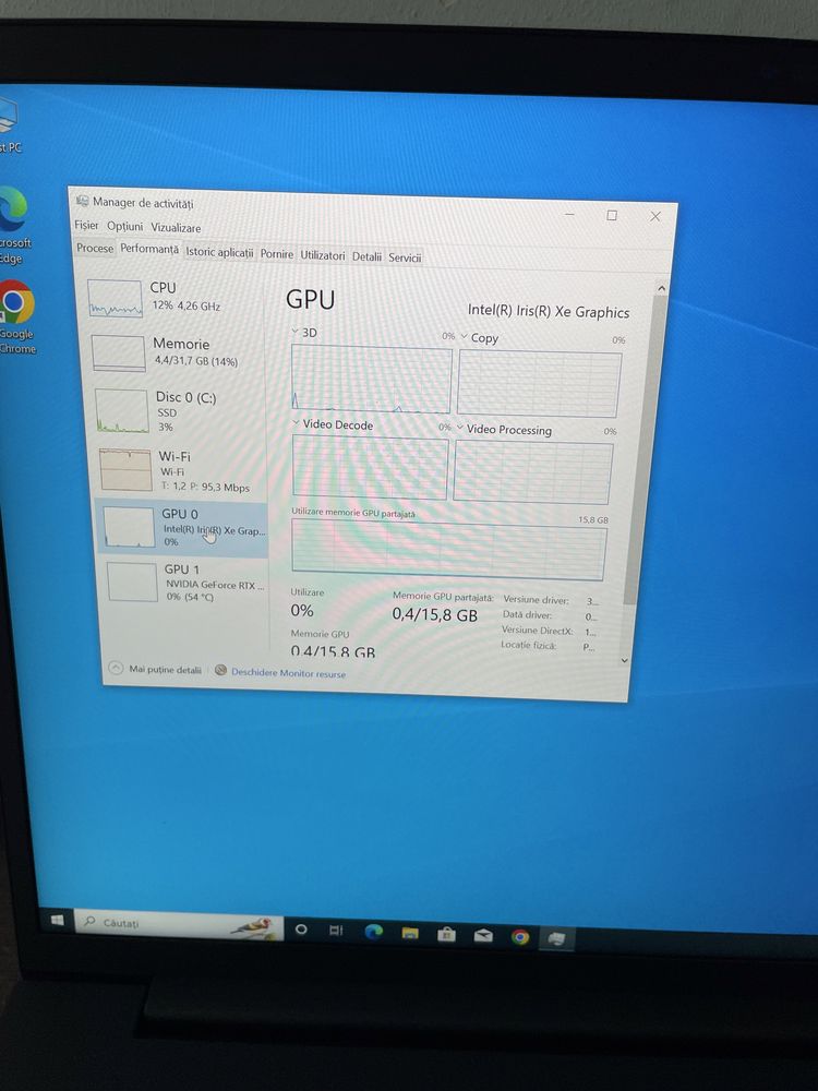 Laptop gaming lenovo x1  core i7 gen 12 nvidia rtx 3050 -32 gb ram