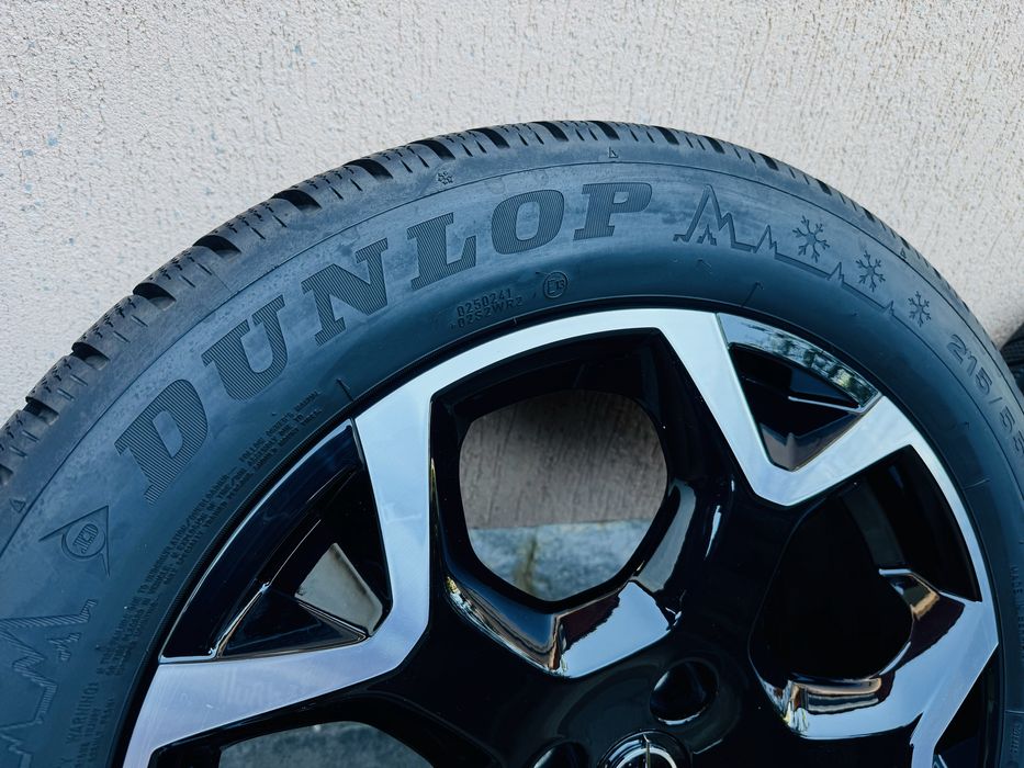 4 бр. Оригинални джанти за Опел Мока B 18 цола + зимни гуми Dunlop