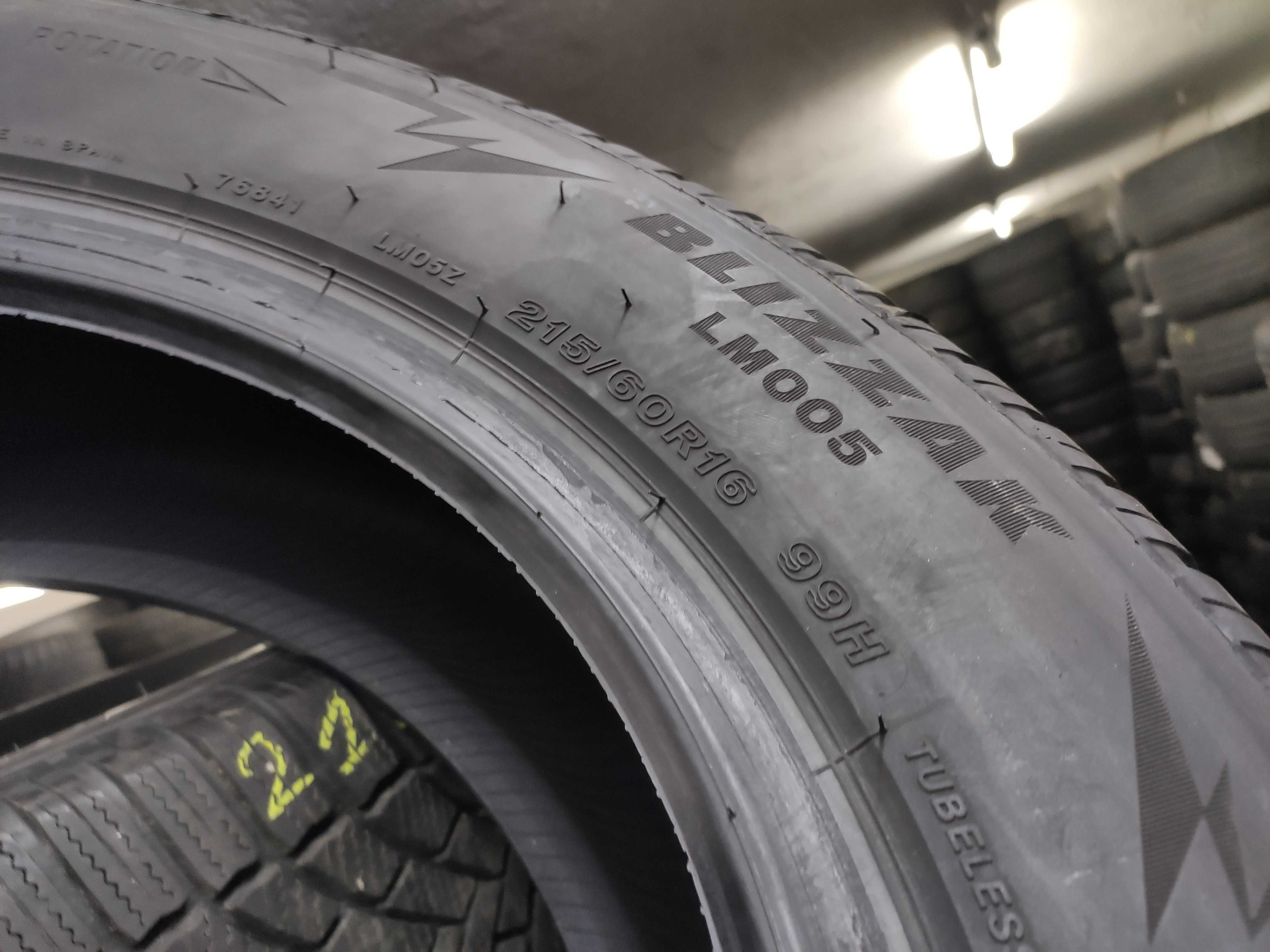 4бр Зимни гуми 215 60 16 - Bridgestone - DOT 2022
