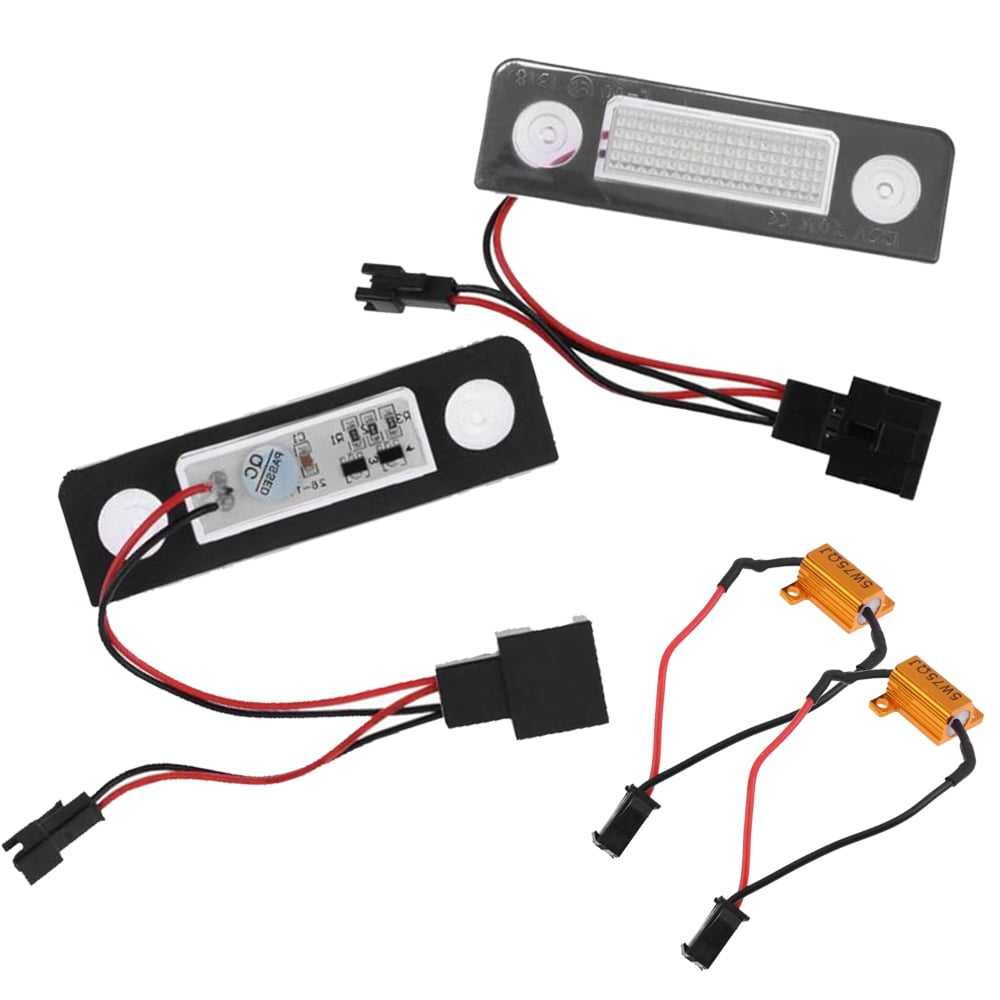 Set 2 Lampi numar LED canbus pentru Skoda Octavia 2, Roomster