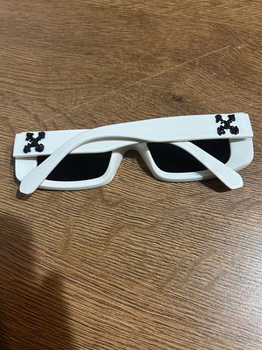ochelari off white albi