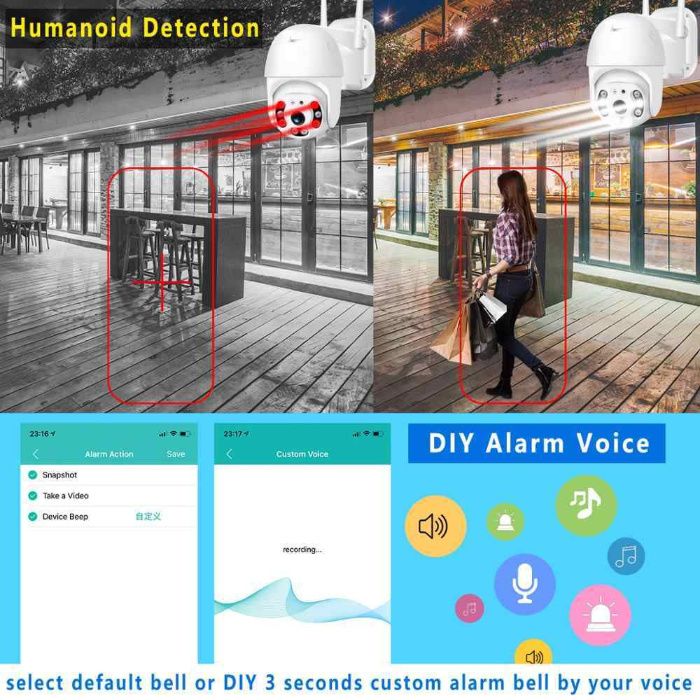 iCSee / Hisee SE- 12MP външна камера с цветно нощно виждане- WIFI