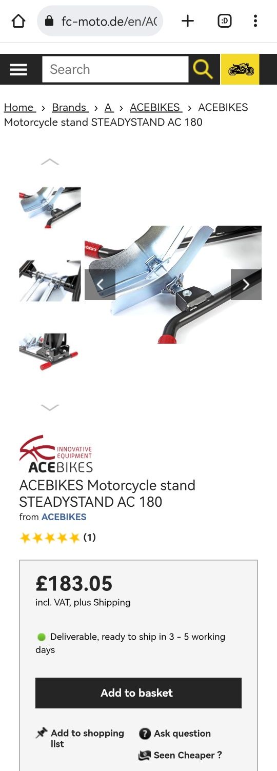 Stand suport  motociclete scutere ACEBIKES  stand mulți AC 180