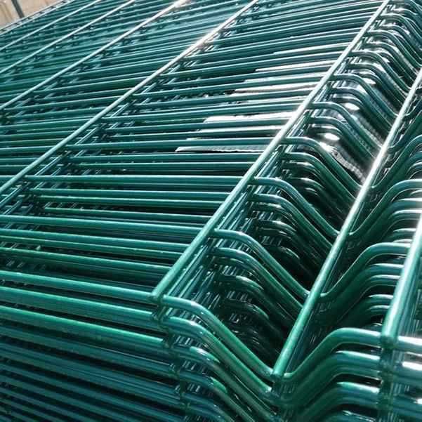 Plasa/ panou bordurat /TEAVA/ STALP 3.5-4.9MM/Zincat /Verde/Gri