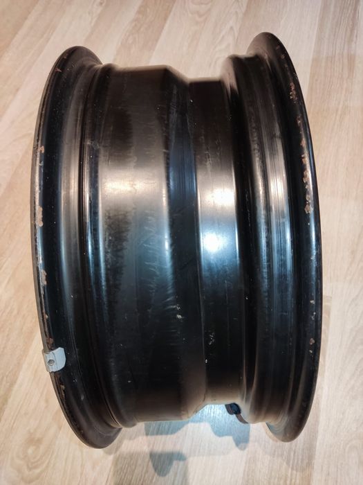 Set 4 jante tablă + capace originale Audi R16