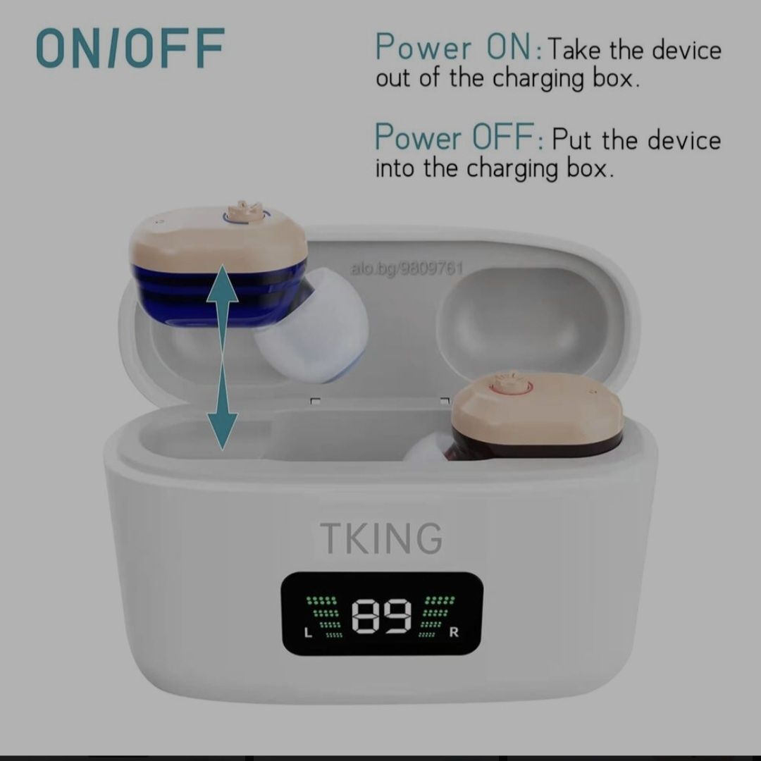 НОВО!слухови апарати TKING In-Ear
