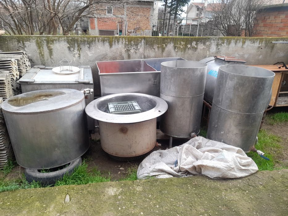 Вани и цистерна за мляко