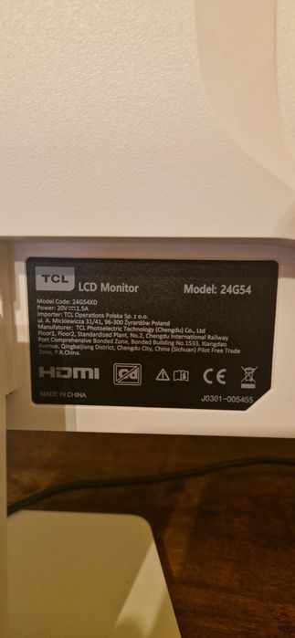Monitor Gaming TCL LED 23.8"
