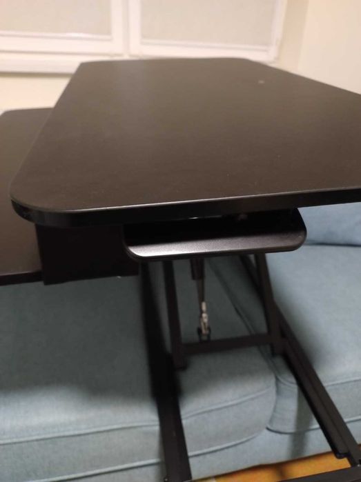 Stand desktop reglabil A+ SDL30, 800x400mm, negru