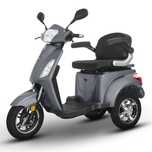 Triciclu Electric gri, 1000W, Fără Permis