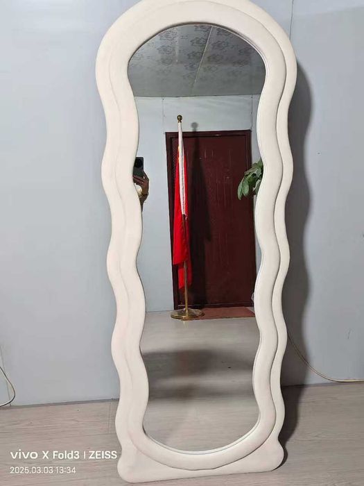 Зеркало напольное зеркало мягкая облака интерьерное Зеркало бархатное