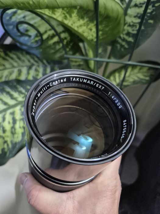 Obiectiv Super Multi Coated Takumar 6x7 300mm f4 si extender 2x