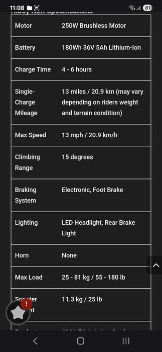 Trotineta electrica hiboy