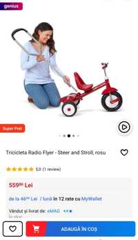 Tricicleta Radio Flyer