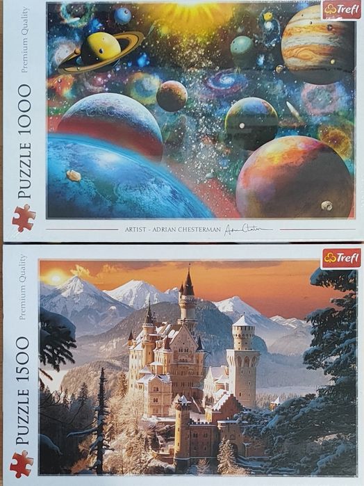 Пъзели 1000 части и 1500 части