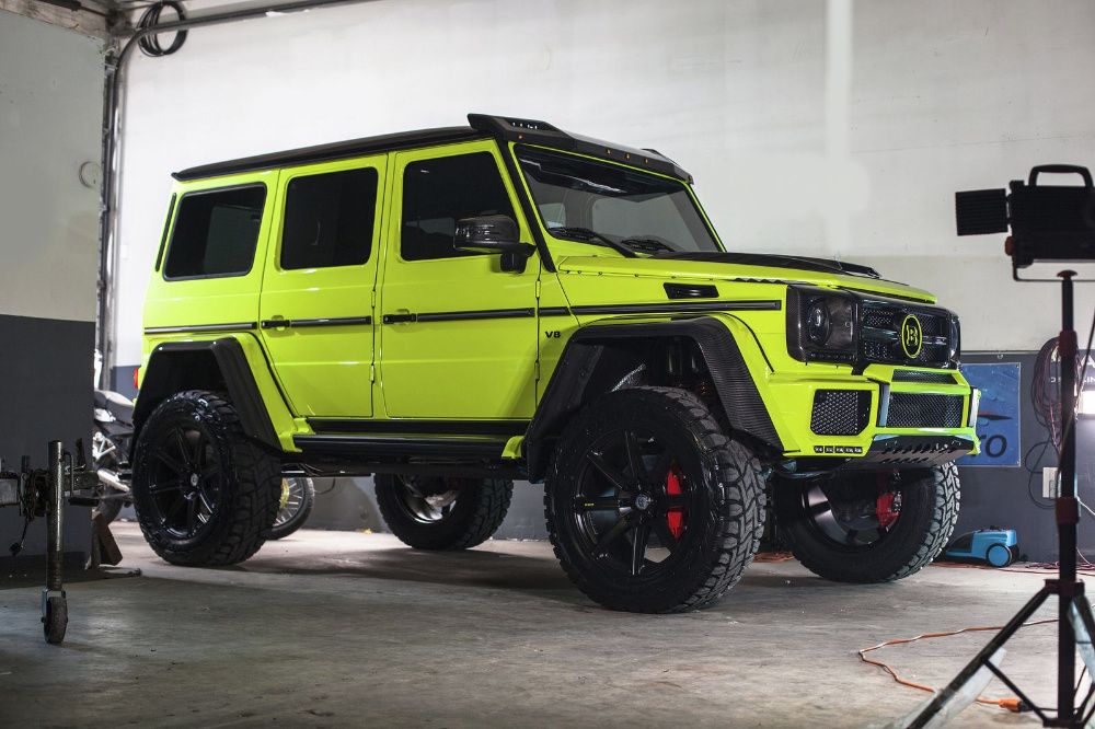 Раздувки за калници КАРБОН за Mercedes G500 4x42