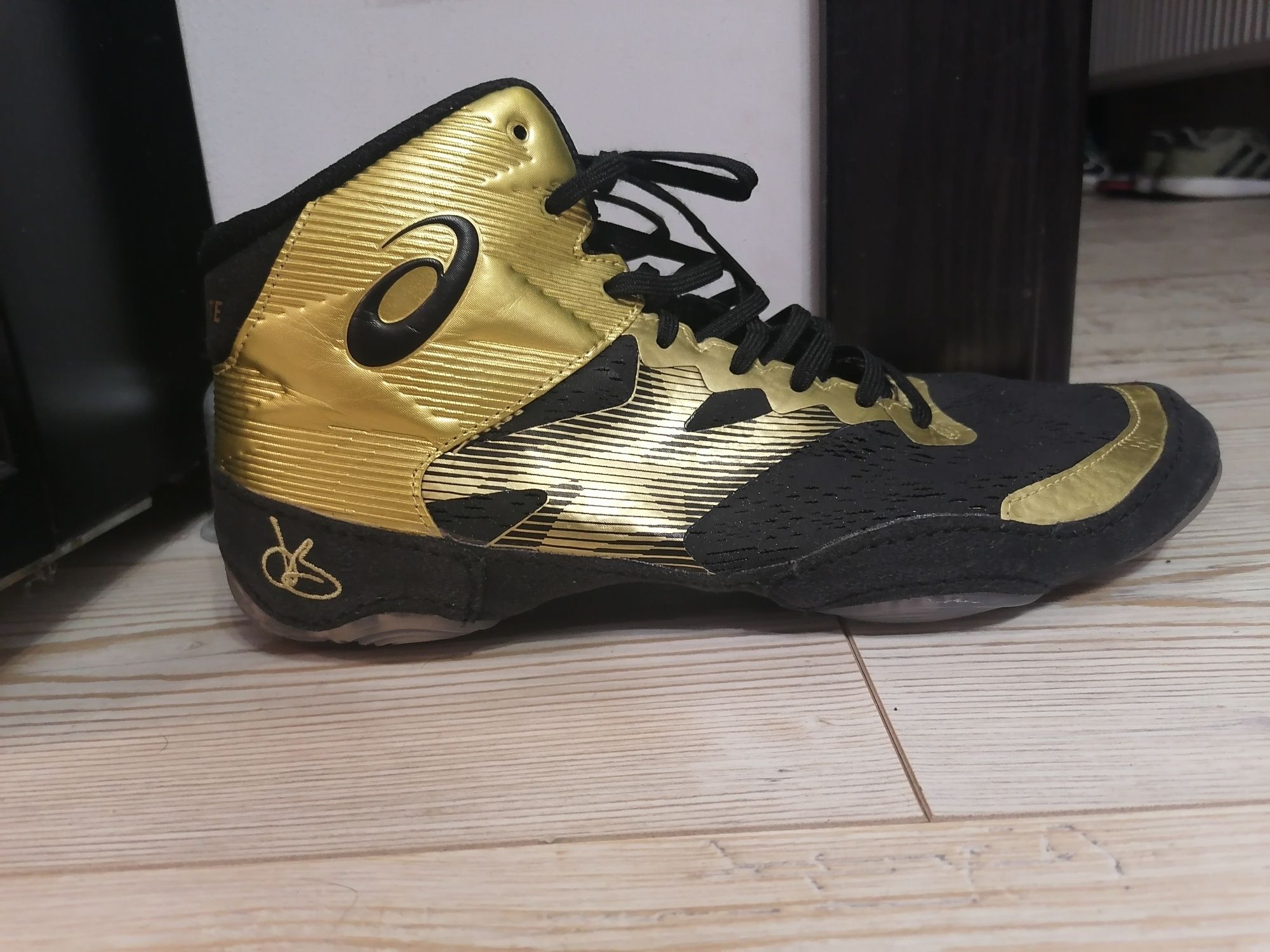 Борцовки ASICS JB Elite IV Rich Gold/Black