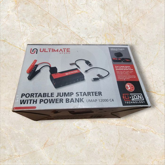 Starter auto pornire  mobil cu functie de  power bank Ultimate Speed