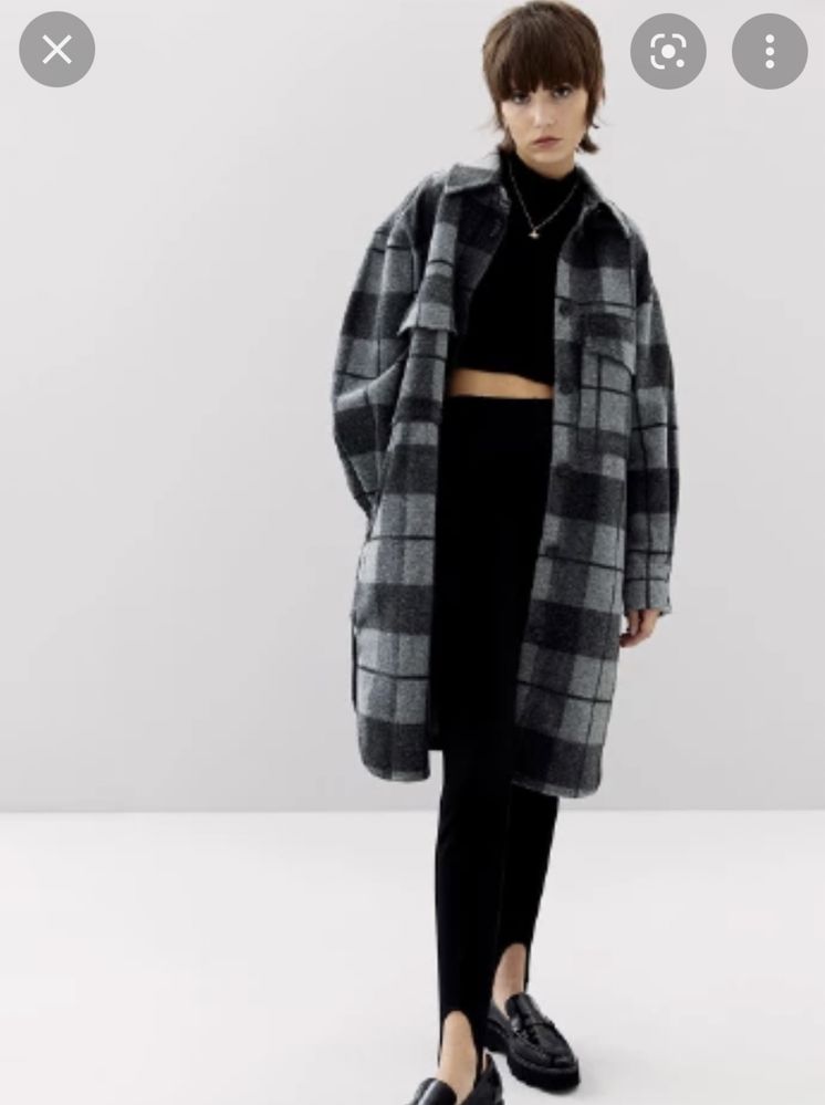 Пальто рубашка H&M