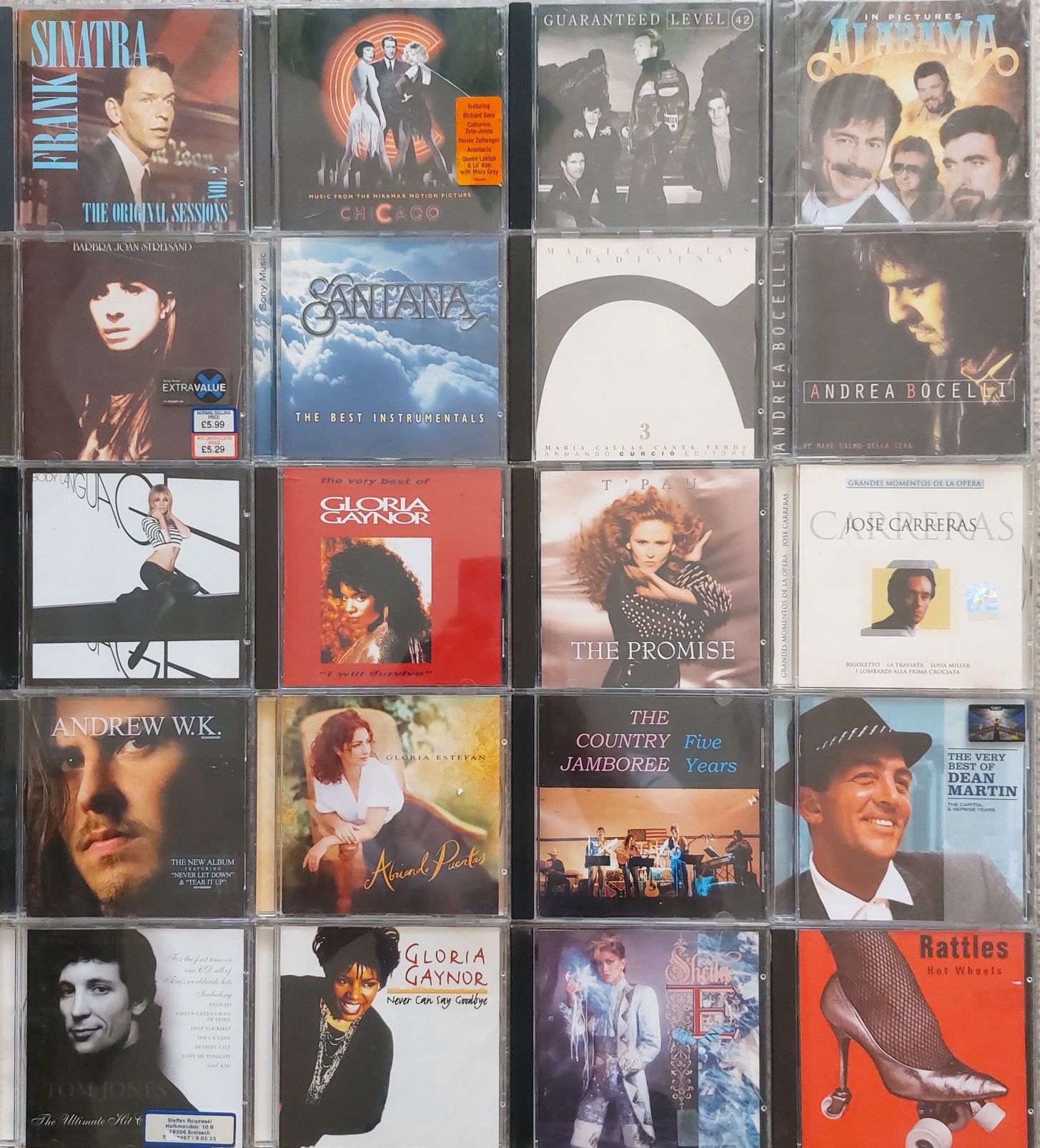 Cd Madonna Bruce Springfield Pavarotti Domingo Elvis U2