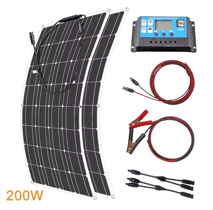 Kit Panou Solar 200W, sistem fotovoltaic