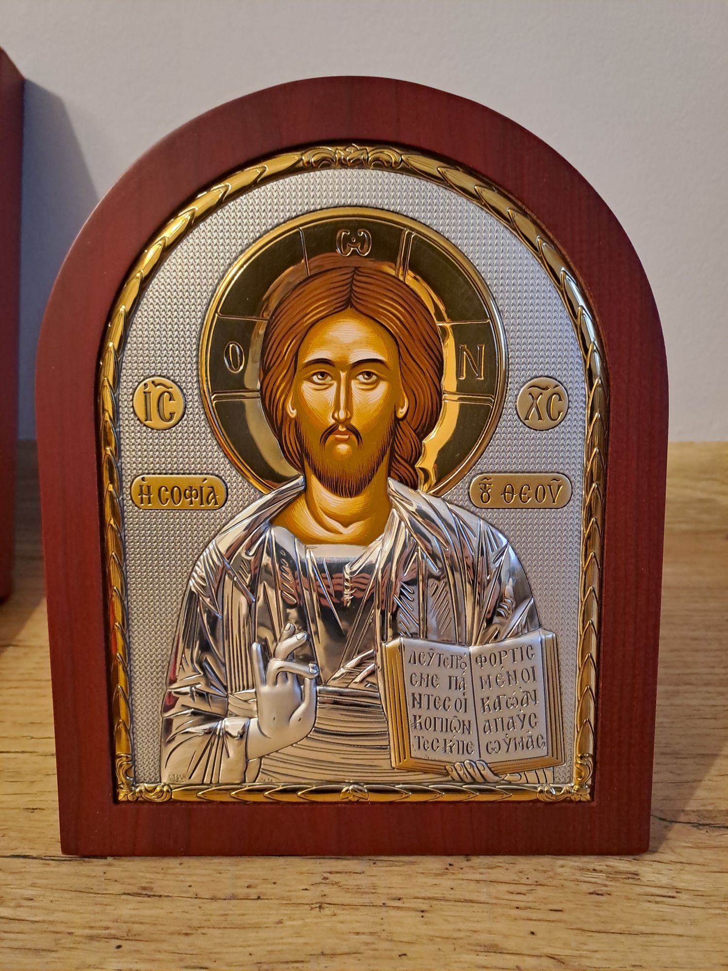 икони със сертификат, посребрени