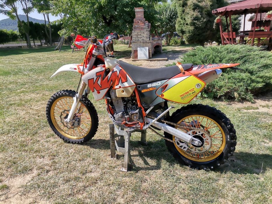 Ktm Exc 520 4T an 2001 Enduro Acte Italia multe Accesorii