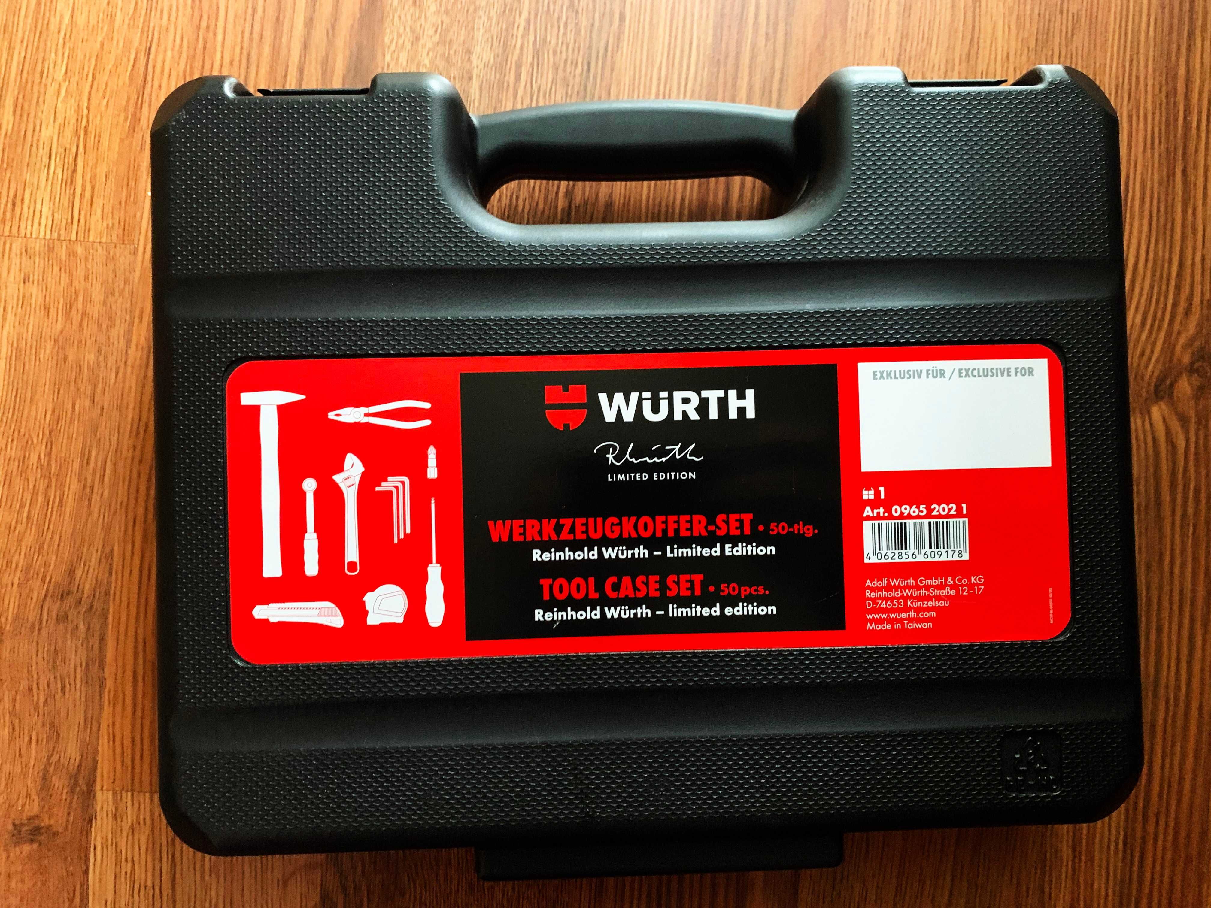 Trusa scule WURTH Reinhold Würth LIMITED EDITION_50 piese_NOU_Sigilat