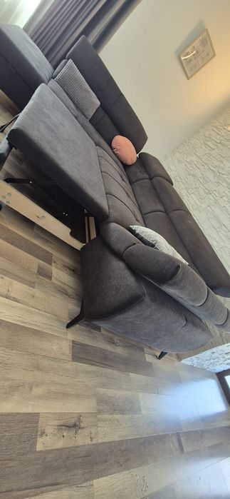 Coltar stofa gri antracit extensibil