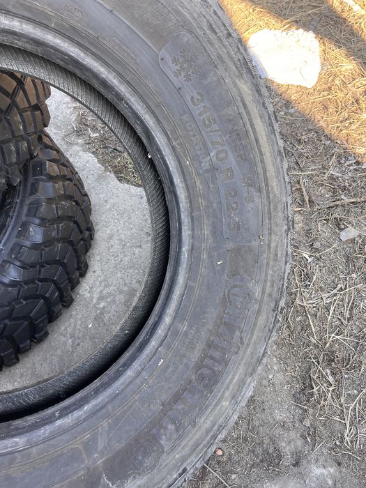 2 anvelope camion 315/70/22.5 , Continental , DOT 2018