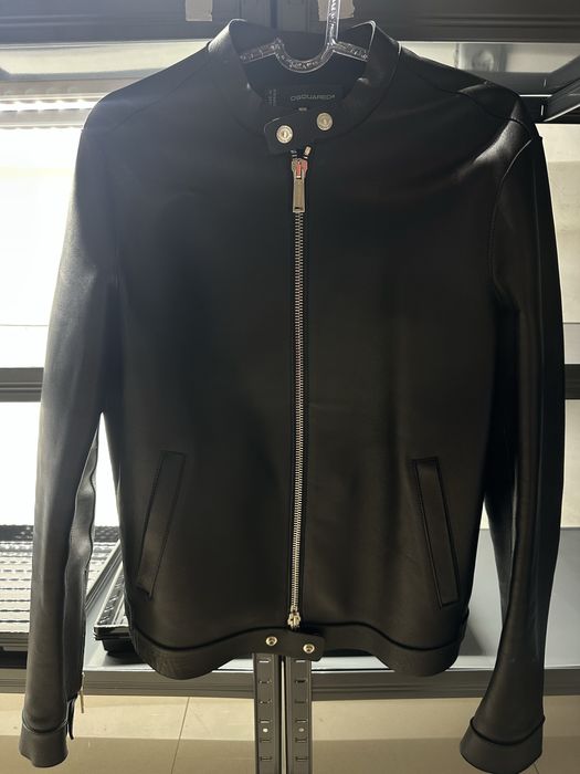 Кожено яке чисто ново DSQUARED 2 Оригинално истинска кожа