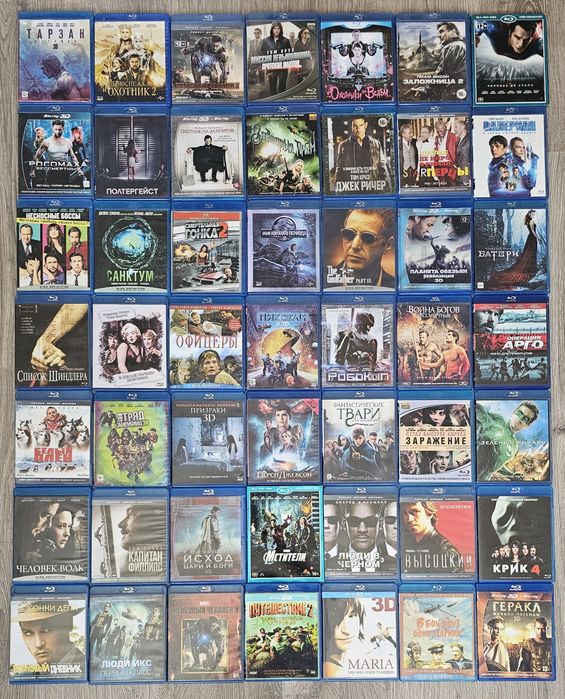 Диски двд, блю рэй, blu ray.